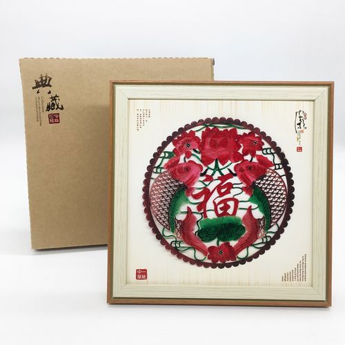陕西皮影 装饰画皮影摆件手工皮影套装民间工艺品商务礼品可定制